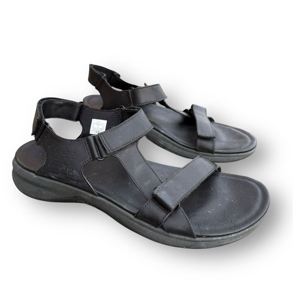 Merrell Men's Tideriser Luna Leather Sandals Black Size US 11 Casual - Picture 4 of 10